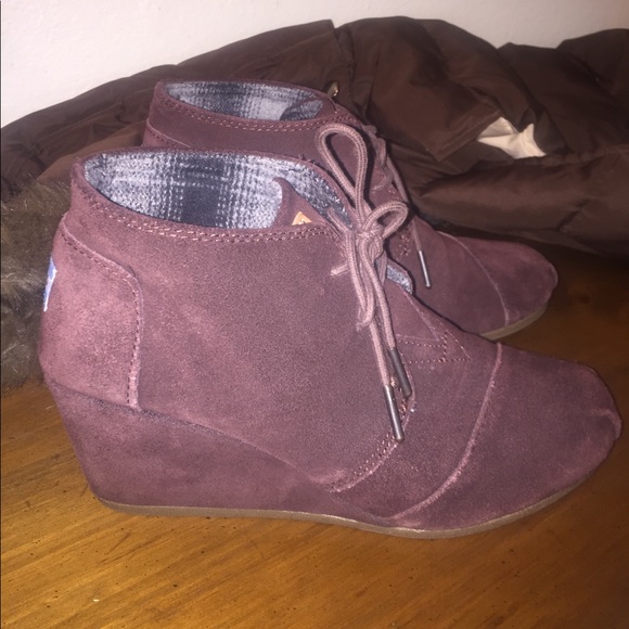 TOMS suede wedges - Picture 4 of 8